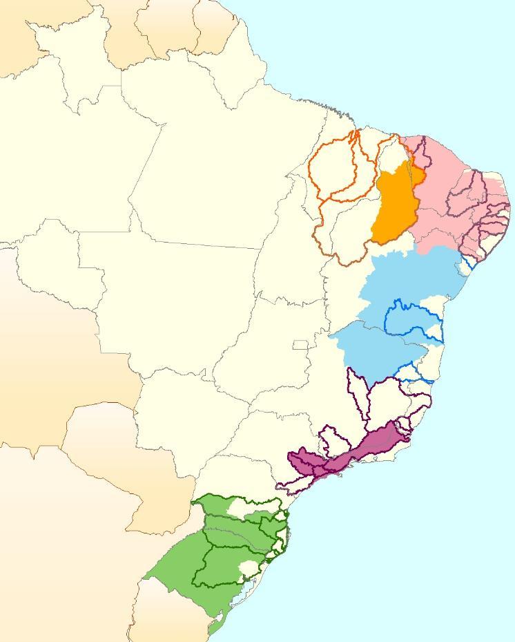 Nordeste Setentrional e Bacia do Parnaíba Leste da BA e norte de MG SP/RJ PLANO NACIONAL DE SEGURANÇA HÍDRICA Seleção e detalhamento das principais intervenções estratégicas do país (horizonte