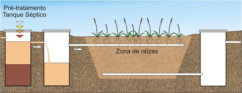 WETLANDS CONSTRUÍDOS PARA O TRATAMENTO DE ESGOTOS E