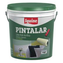 2 PINTALAR - Tinta Vinil-Acrílica Econômica Látex à base de emulsão vinil-acrílica, de boa qualidade e rendimento econômico.