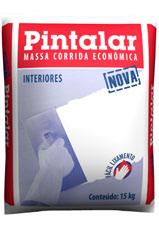 PINTALAR - Massa Corrida Econômica À base de resina copolímera, solúvel em água. Tem fácil aplicação e lixamento. Apresenta bom poder de enchimento e secagem rápida.