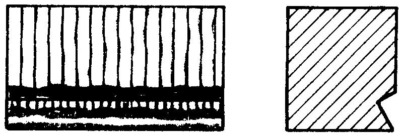 se utilizam bico sujo ou pressão excessiva de oxigênio (Fig. 59). Defeitos na face de corte Fig.