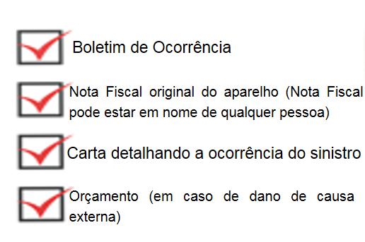 Será verificado pela área responsável (RE), se o IMEI do aparelho utilizou qualquer serviço da Porto Seguro