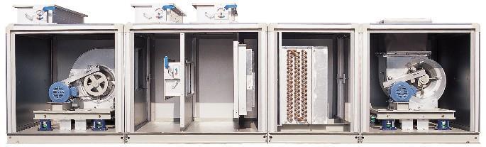 4 Main Feature DVM AHU O que é uma AHU? AHU(Air Handling Unit) é um tipo de evaporador central para sistemas de ar condicionado.