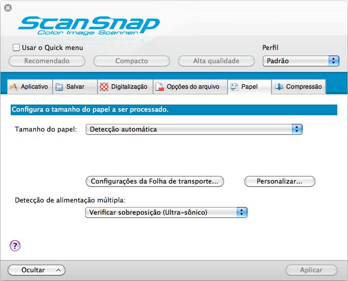 Usando o ScanSnap de várias formas (Mac OS) 2.