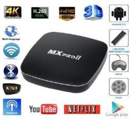 Smart TV Box OTT Android 4X VA Entrada