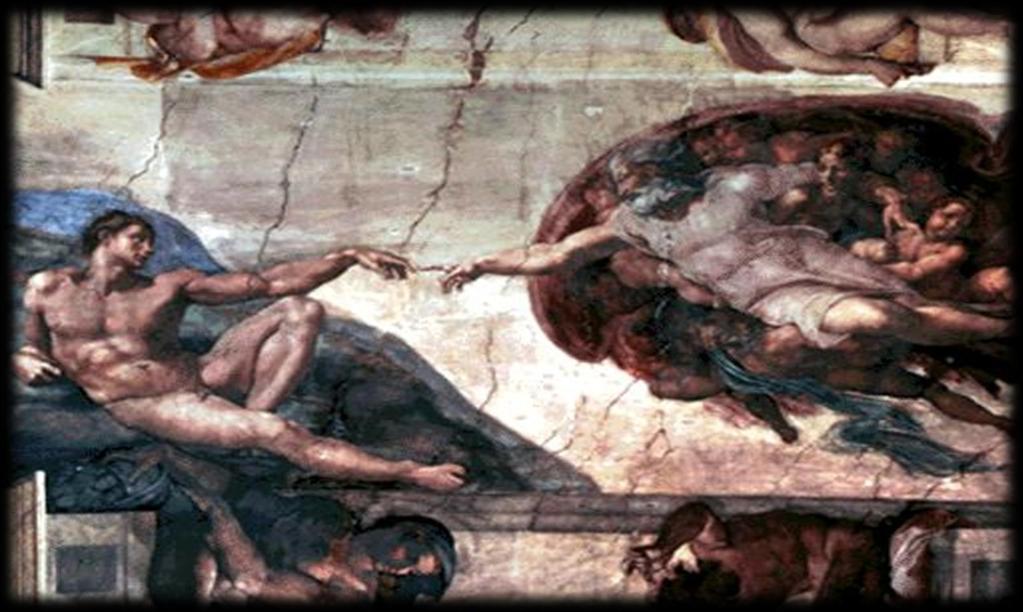 Michelangelo, A Criação de Adão.