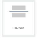 Divisor O divisor funciona como uma quebra visual do conteúdo proposto na peça de email.