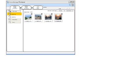 Capítulo 4: Editar as imagens copiadas Criar um vídeo/apresentação de slides original Pode adicionar música e efeitos visuais às imagens seleccionadas que guardou no computador e criar