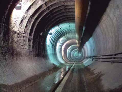 GASTAU (Gasoduto Caraguatatuba - Taubaté ) Petrobras Interior do Túnel
