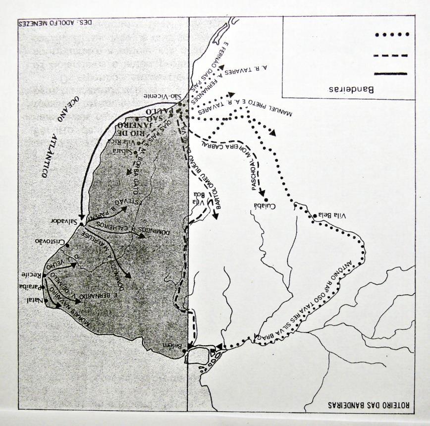 9 - Agora, faça uma legenda no mapa a seguir,