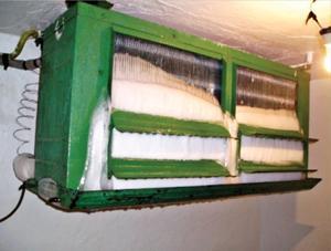 câmara frigorífica é projetada para circulação natural de ar, sendo que sua ausência gera formação de gelo no