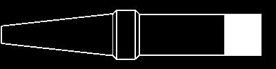 Essas pontas estão disponíveis em versões de 370 C, 425 C e 480 C. Ferro de solda Magnastat 50 W, 24 V componente de solda WPTA7. ESD Safe.