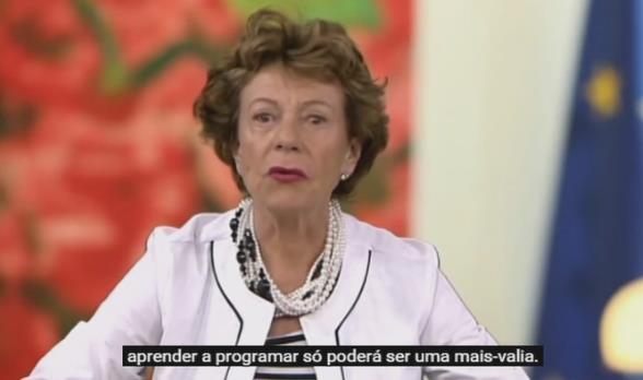 Code Week A iniciativa foi lançada por Neelie Kroes Young