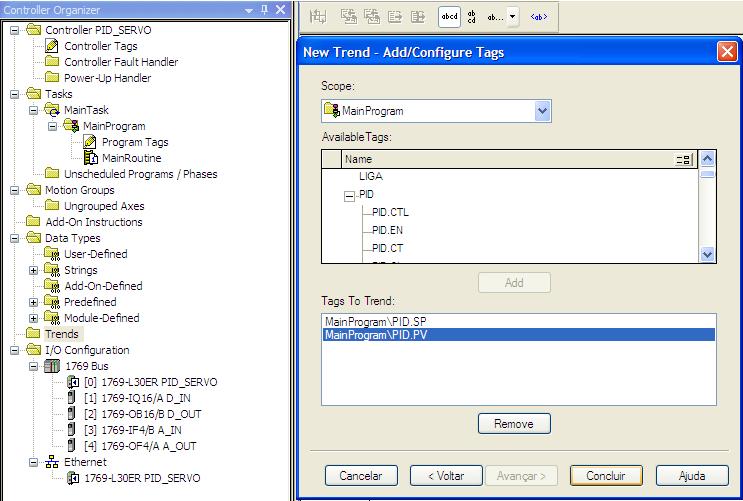 Experiência 3 - Controle PID utilizando CLPs