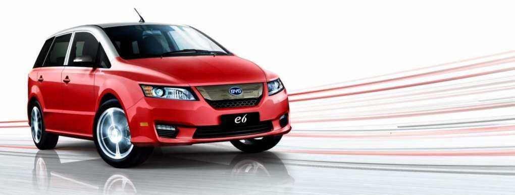 Táxi Elétrico BYD e6.