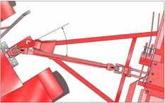 B) Ajuste do comprimento do cardan Por ocasião do primeiro acoplamento, verifique se o cardan de ligação ao trator está no comprimento adequado.