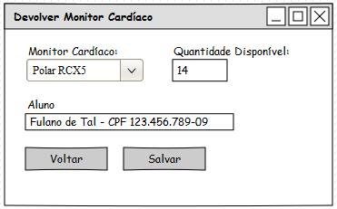 246 Figura 73 - Devolver Monitor Cardíaco 6.17