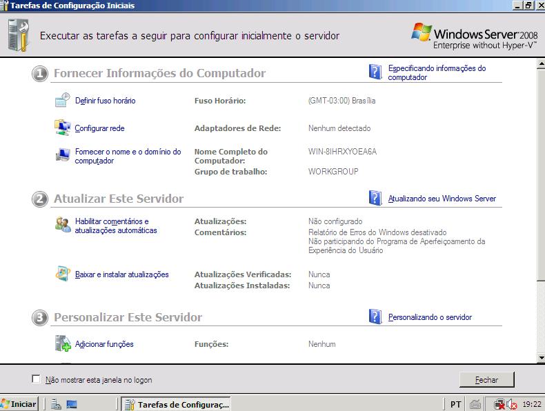 MDUL 2 13 11º Pronto! Seu Windows Server 2008 já está instalado.