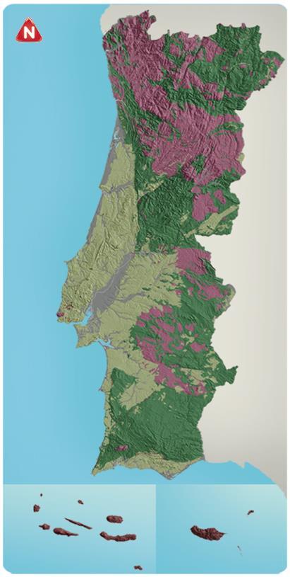 Ilhas Algarve Alentejo Lisboa e vale do Tejo Centro Norte Recursos minerais em Portugal Os recursos minerais são concentrações ou acumulações de rochas e minerais na crusta terrestre em quantidades