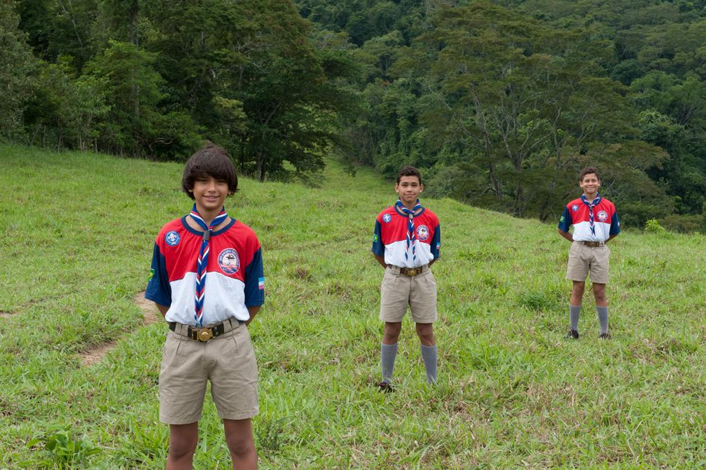 Na foto C, abaixo, o foco está