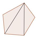 Portanto a soma dos ângulos internos de um triângulo qualquer é igual a 180º.