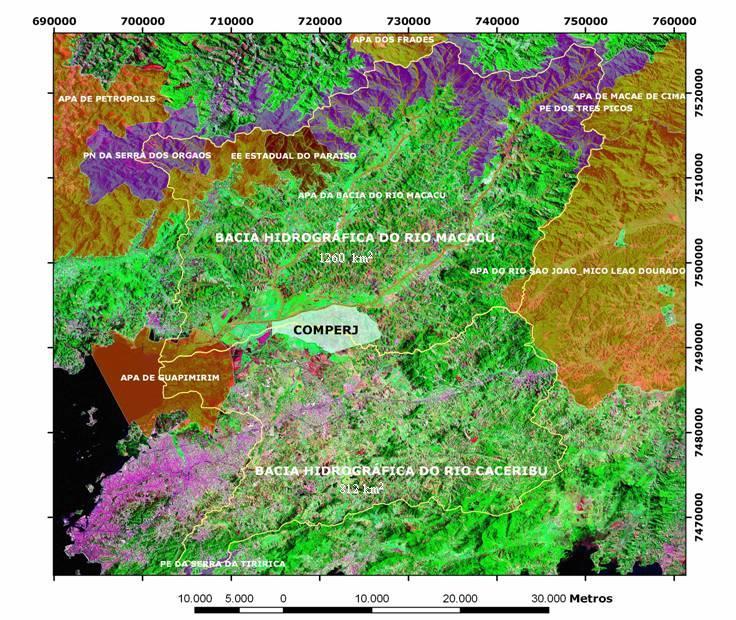 3. MATERIAL E MÉTODOS 3.1. Área de estudo O estudo foi realizado na área do Complexo Petroquímico do Rio de Janeiro - Comperj, localizado no município de Itaboraí - RJ.