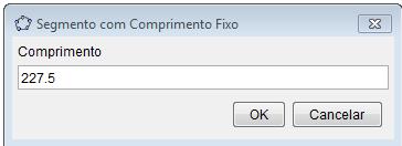 . A) O próximo segmento possui 310,10 de comprimento fixo. Para iniciar clique no mesmo ponto A, depois do procedimento aparecerão na área do GeoGebra 3 pontos A, B e C com 2 segmentos.