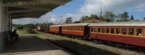 A única parada neste trecho ocorreu na Antiga Estação Avencal, hoje o pátio de manobras de Rio Preto, no Km 172,500; Em Mafra o c o r r e u, t r o c a d e maquinistas,