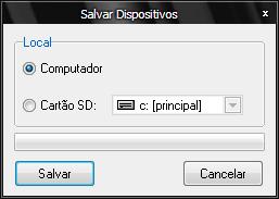 Utilize o botão Anexar Dispositivos para recuperar um arquivo salvo anteriormente.