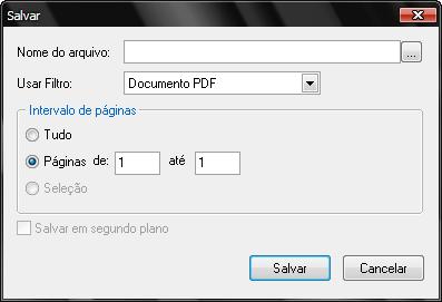 PRÉ-VISUALIZAÇÃO Para os relatórios de eventos e dispositivos, a janela a seguir será exibida: Clique aqui para exportar o relatório para PDF Configurações de impressão Primeira página, página