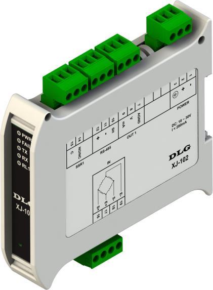 Apresentação O XJ-102 é um equipamento de alto desempenho, destinado à estabelecer a interface entre sensores para medição de peso (células de carga) e sinais padronizado, este equipamento possui uma