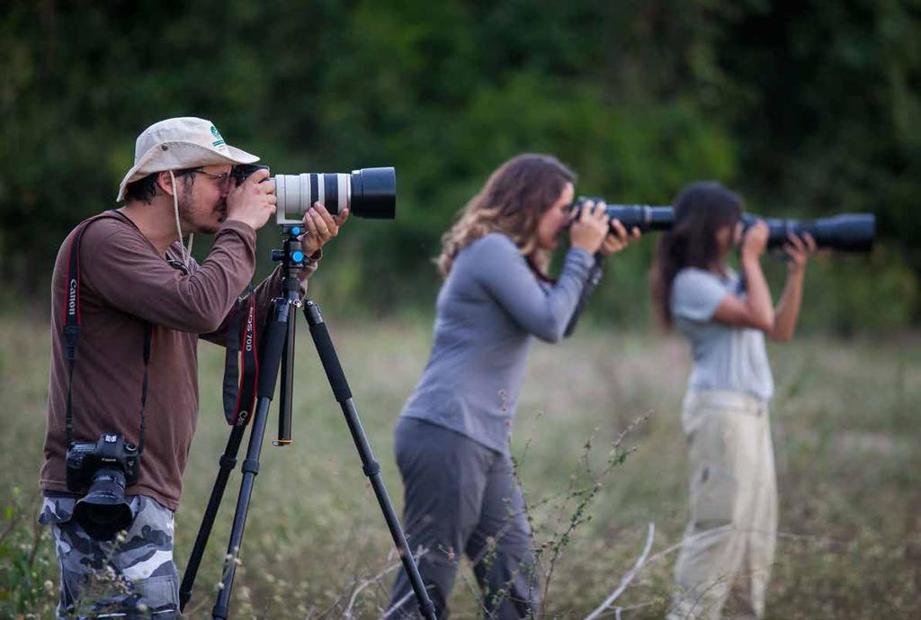 equipamentos recomendados: Câmera fotográfica Baterias + carregadores Cartões de memória Mochila para equipamento Tripé e monopé Lentes de 17mm a 200mm para cenas mais