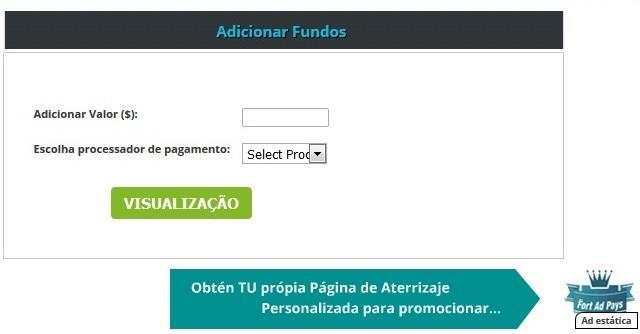 Imagem 1: Menu Superior Para Aceder ao Guia de Adicionar Saldos PASSO 1: PASSA O RATO POR CIMA DA GUIA FINANÇAS E ABRE-SE UM MENÚ PASSO 2: CLICA NA PRIMEIRA OPÇÃO ADICIONAR FUNDOS Coloque a