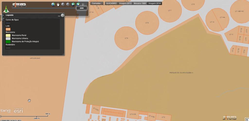 ANEXO 1 - ESTUDO 766/2015 Vista geral do Setor de Inflamáveis SIN e do Parque do Guará, além de