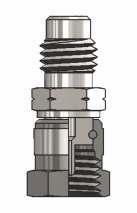 19 M16X2 ou M16x1,5 Em caso de Inox, acrescer a letra I, no final do código. Em caso de vedações em Viton, acrescer a letra V, no final do código.