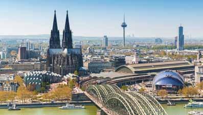 Goar para fazer um cruzeiro pelo Reno desembarcando em Bacharach, onde nos espera um ônibus que nos levará a Frankfurt. Chegada e hospedagem. 11.