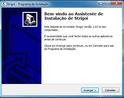 FASE 01: Instalando o SQL Server Ao decidir pela instalação do banco de dados SQL Server contida no pacote de instalação do Strigoi, recomendamos que os