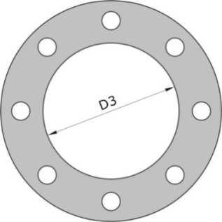 COLARINHO P/ FLANGE NORMA ANSI B 16,5-150 LB (PN 10) DE D 1 D 2 L 1 min L 2 r 20 44 27 7 22 2.0 25 53 33 9 22 2.0 32 63.6 40 10 22 2.0 40 73 50 11 22 2.0 50 82 61 12 22 2.0 63 101 75 14 25 2.