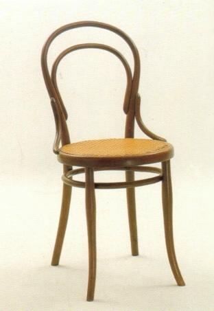 A B 1856 1898 Fonte: FIELL (2001). Figura 17 A-B Redesign da cadeira Thonet n 14.