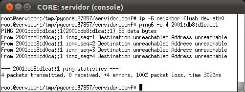 Verifique a conectividade entre a máquina servidor e a externo.