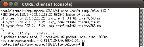 Se desejar, utilize o Wireshark para analisar os diversos equipamentos da rede simulada para verificar como o pacote ping é encapsulado e desencapsulado em seu trajeto.