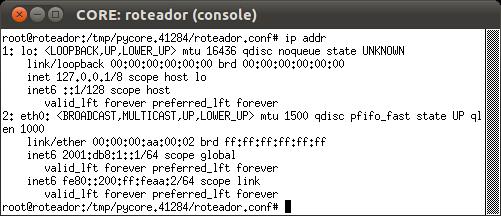 *Obs: A partir desse comando é possível observar os endereços das interfaces. d. Observe a configuração do roteador utilizando o mesmo comando.