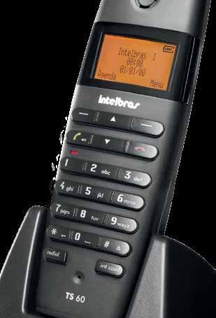 Telefone sem fio digital com identificação de chamadas e