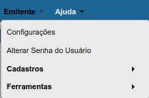 Na aba Ambiente, indique se você utilizará o ambiente de Homologação (testes, sem valor fiscal) ou Produção (com valor fiscal).