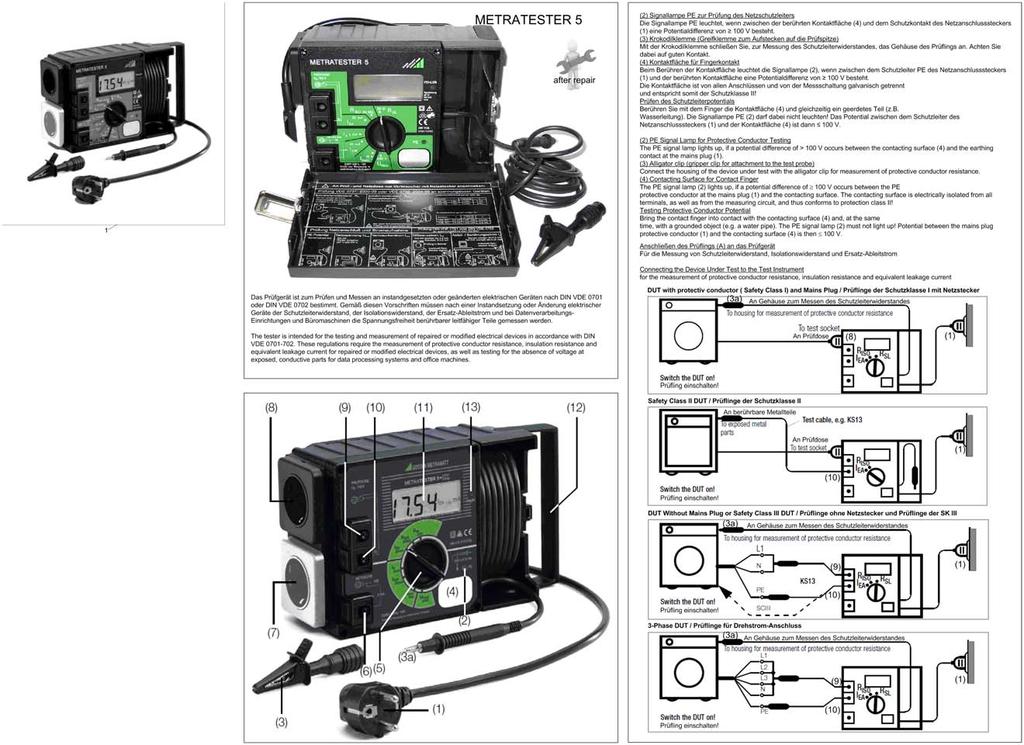 220 Ferramenta provador eléctrica