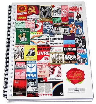 Caderno A5 com argolas Cartazes do