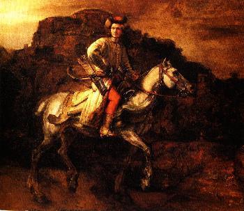 O Cavaleiro Polonês. (Pintura de Reembrandt,1655.