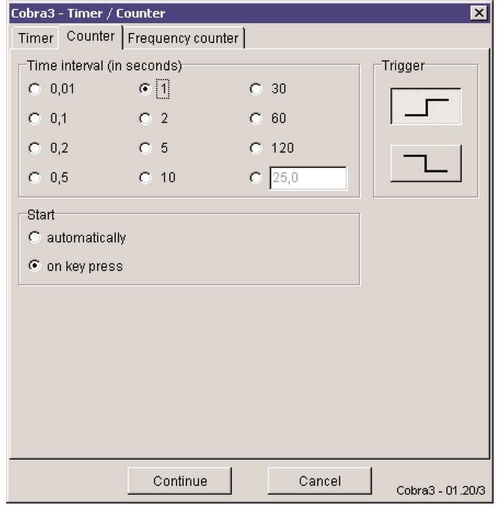 Mecânica Efeito Doppler Acústico com o Cobra3 Figura 3. Diagrama do circuito Figura 4.