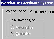 Lembrando que: STORAGE SPACE = PROJECTION PROJECTION SPACE = UNIVERSAL TRANSVERSE MERCATOR