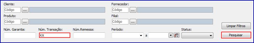 3.1 Acesse a rotina 3340 Acompanhamento de Garantia; 3.